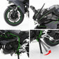 BDTCTK Compatible for 1:9 Kawasaki Ninja H2R Motorcycle DieCast Model, Suspension and Free Roller, Toy Car, Motorcycle Collectio