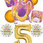 NEW! Tangled Rapunzel Disney Princess 5th BIRTHDAY PARTY Balloon decorations supplies by Anagram