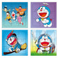 Otidge Wooden Jigsaw Puzzle Games For Kids | Brain Games | Pack Of 4 | 6X6 Inches Puzzles For Ages 3+ (Dore Mon)