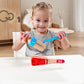 Hape Percussion Duo | Wooden Clapper & Guiro Hand Musical Instrument Toy Set For Toddlers