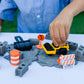 Cat Construction Toys, Dig N' Build Concrete Playset With 10 Oz Of Compound, 2 Little Machine Vehicles, Ages 3+