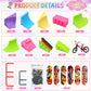 Momsiv Finger Skateboard Park Kit, 57Pcs Finger Skateboard Park Set With 6 Finger Skateboards For Kids 31 Ramps And 1*Bicycles, Large Finger Skateboard Park Training Gift Toy For Ages 6+