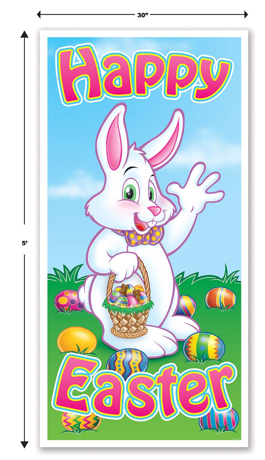 Easter Door Cover Party Accessory (1 count) (1/Pkg)