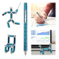Fidget Pen, Decompression Magnetic Fidget Toy Pen, Magnet Pen Fidget Toy Relieve Pressure Novel Toy Gift For Kids Or Friends! (Blue)