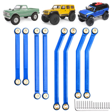 Hobbypark High Clearance Links Set Upgrades For Axial Scx24 C10 Axi00001 Wrangler Jlu Axi00002 Bronco Axi00006 1/24 Rc Crawler C