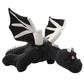 Adumtil Black Dragon Plush Toy - 23.7" Video Game Character - Soft Polyester Stuffed Animal - Perfect Birthday/Xmas Gift for Kids