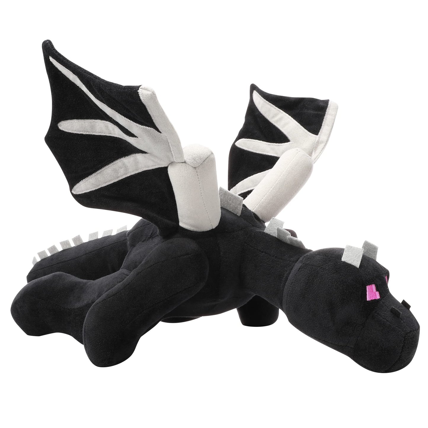 Adumtil Black Dragon Plush Toy - 23.7" Video Game Character - Soft Polyester Stuffed Animal - Perfect Birthday/Xmas Gift for Kids