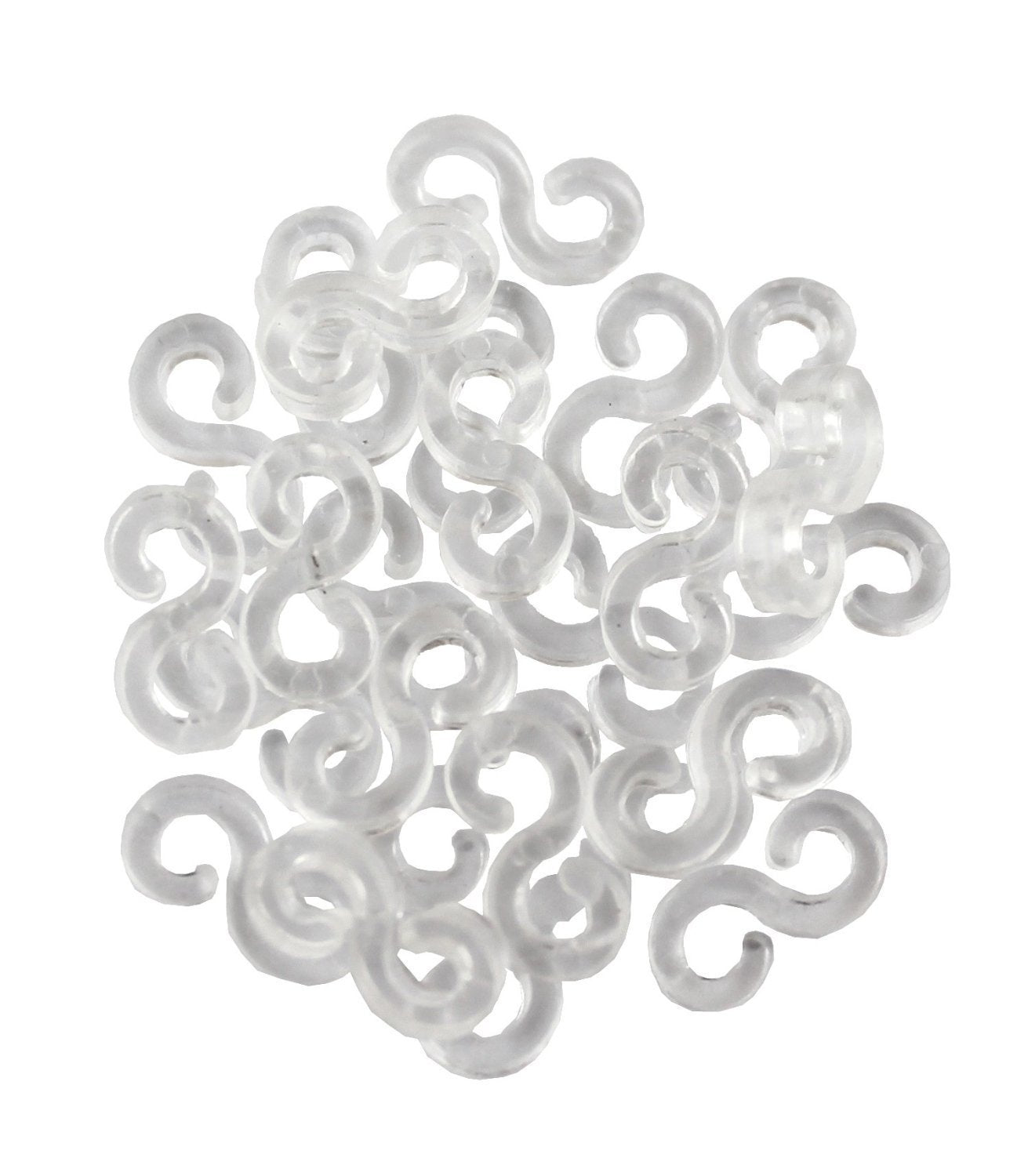 ETHAHE 1800pcs Assorted Mixed Colors Glitter Latex-free Loom Refill Rubber Bands Bracelets with 75 S-Clips