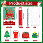 Zhanmai 350 Pcs Christmas School Stationery Gift Set for Kids Xmas Stationery Set for Stocking Stuffers 30 Pack with Notebook Pe
