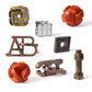 Rlylf 8 Pcs Brain Teaser Puzzles Favor Educational Toys Mind Puzzles Ancient Wooden And Metal 3D Unlock Interlock Iq Puzzles Box