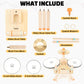 Montessori Toys For 1 Year Old Girls Gifts, Baby Drum Set For Toddlers 1-3, Wooden Musical Toys Babies 6-12-18 Months, Musical Instruments Toys For 1 2 Year Old Boys First Birthday Gifts