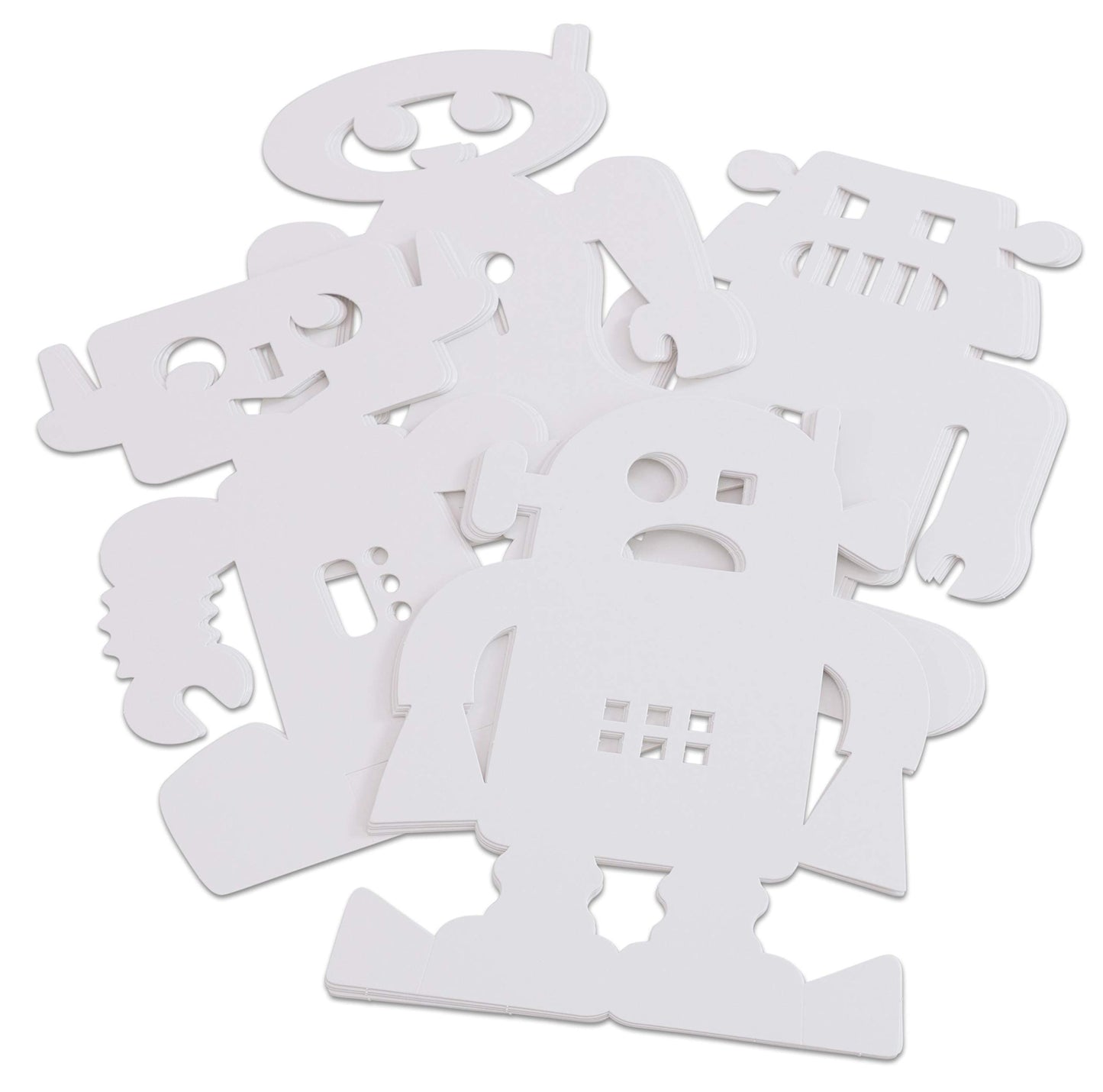 Roylco Stand-Up Robots, 8 x 11 Inches, Pack of 24