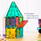 Neoformers 110Pcs Magnetic Tiles With 2 Cars, Stem 3D Building Blocks For Kids Ages 3-8, Montessori Magnet Construction Toys For Preschool Classroom