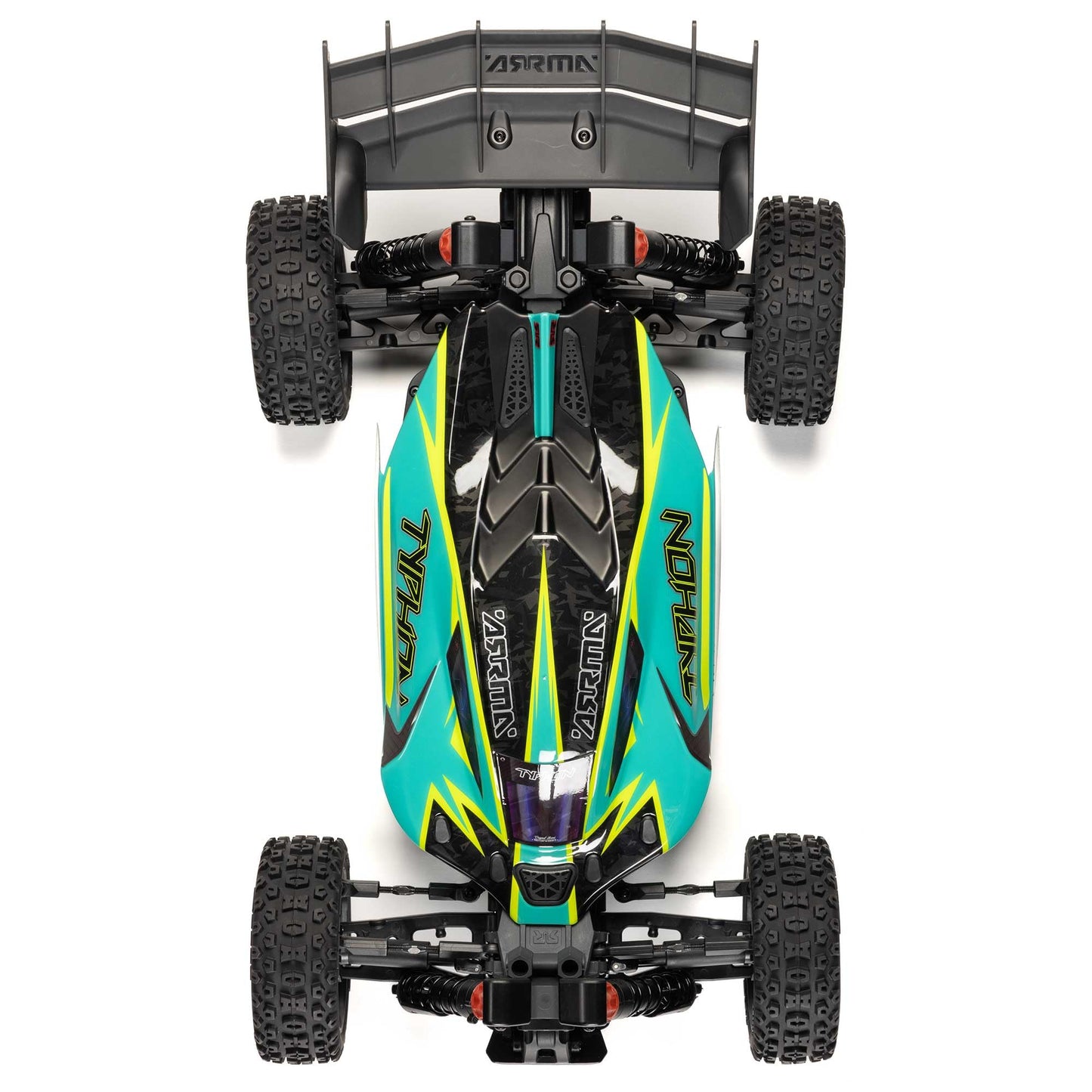 ARRMA RC Car 1/8 Typhon 4X4 223S BLX BRUSHLESS Buggy RTR (Battery and Charger Not Included) with DSC (Green), ARA4306V4T1