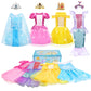 Princess Dresses For Girls, Princess Costume For Girls Age 3 4 5 6 7 8, Dress Up Clothes For Little Girls 3T-4T, 5T-6T, Gift For