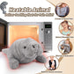 Cuckool Manatee Stuffed Animal - Gray Plush, 16"x8.5"x5", Microwavable Lavender Scent Toy for Kids & Adults