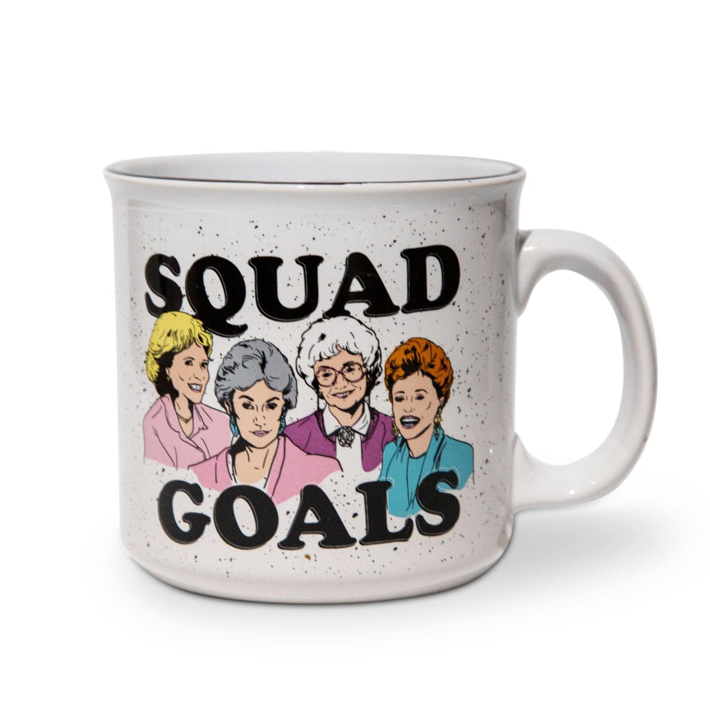 The Golden Girls ''Squad Goals'' Ceramic Camper Mug | Holds 20 Ounces