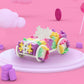 Plus Plus Color Cars Tube, Car Building Block Kit, 3D Puzzle Stem Toy Set For Kids, 200 Mini Interlocking Pieces - Candy
