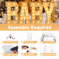 Imprsv 4Ft Marquee Light Up Letters For Birthday Party Decorations Large Marquee Letters For Baby Shower Bridal Shower Anniversa