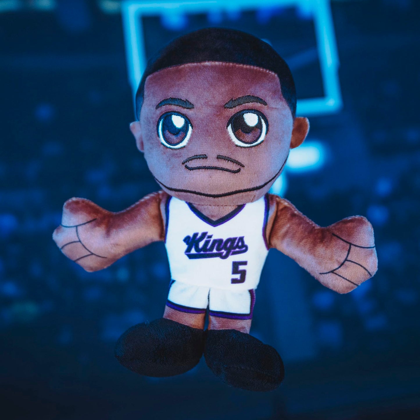 Bleacher Creatures Sacramento Kings De'Aaron Fox 8'' Nba Kuricha Sitting Plush - Soft Chibi Inspired Nba Superstar