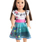 Little Adventures Twirl Princess Doll Dress - Doll Not Included - Machine Washable Child Pretend Play And Party Doll Clothes With No Glitter (Miracle Twirl)