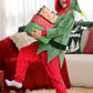 Iimmer Christmas Kids Warm Party Elf Pullove Jumpsuit Santa'S Helper Hodded Ugly Onesie Red And Green 8 Years