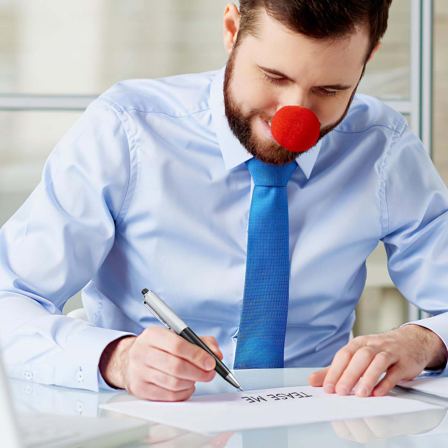 STOBOK2pcs Shocking Pen Prank Toy Electric Ballpoint Pen Joke Toy Halloween Electric Shocking Pen Party Funny Game for Kids Adul