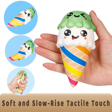 Anboor 4.7 Inches Voodoo Dolls Squishies Ghost Doll Halloween Kawaii Soft Slow Rising Scented Squishies Stress Relief Kids Toys Children'S Day