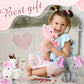 Zomiboo 3Pcs 8' Elephant Stuffed Toys - Cute Plush Animals For Baby Girls & Boys, Nursery Bed Decor