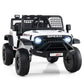 Costzon Ride on Truck, 24V Ride on Toys for Kids, Electric Vehicle with Parent Remote Control, Music, Horn, LED Headlights & Spr