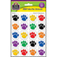 Colorful Paw Print Stickers Valu-Pak, 260 Pieces Per Pack, 6 Packs
