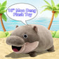 Acgtrick Cute Moo Deng Hippo Plush Pygmy Hippo Plushie Toy Soft Moodeng Hippo Stuffed Animals For Fans Gift Moo Deng Hippopotamu