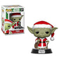 Funko Pop Star Wars: Holiday - Santa Yoda Collectible Figure, Multicolor