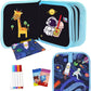 Royaldeals Toys Doodle It & Erase. Kids Coloring Doodle Slate Board Book. Fun Learning Book