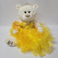Kinnex Collections Since 1997 20'' Quince Anos Quinceanera Last Doll Teddy Bear With Dress (Centerpiece) ~ Arc16831-11R (Yellow)