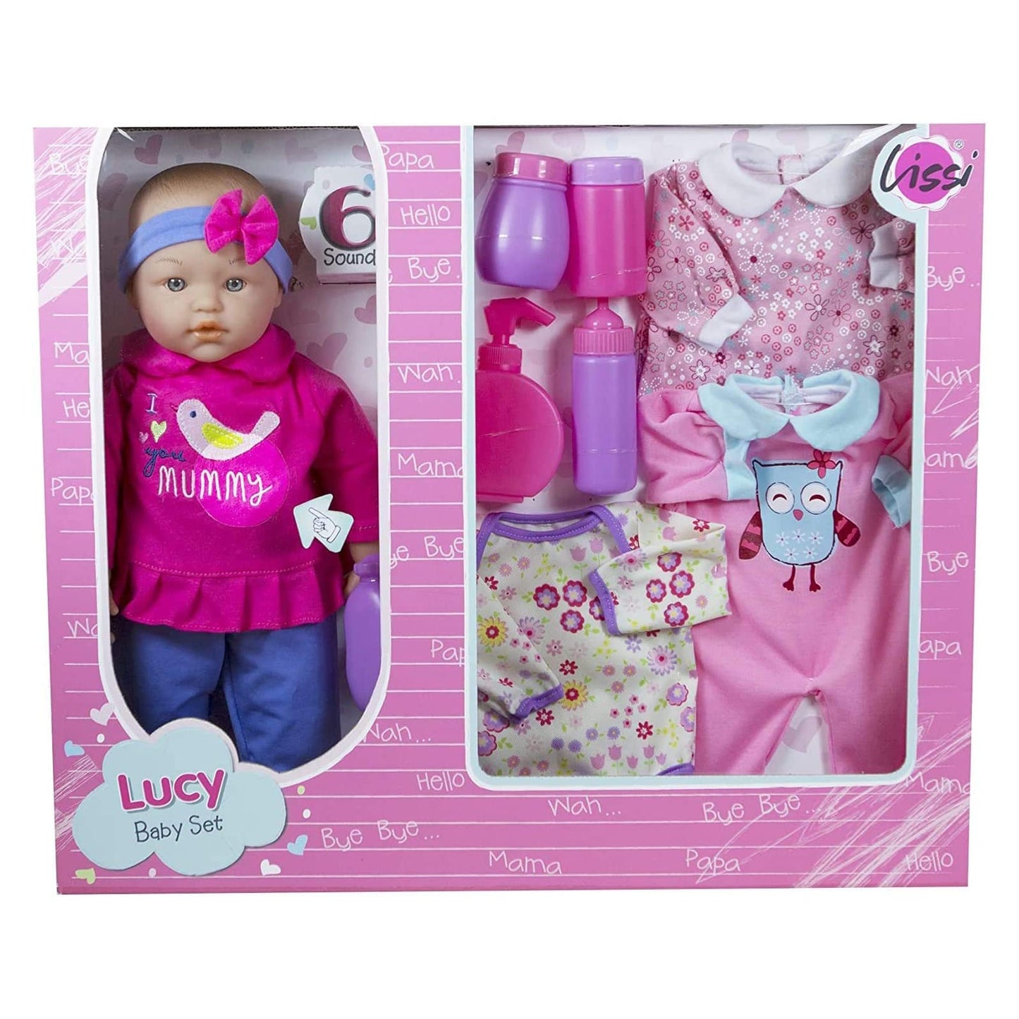 Lissi 15' Doll Set With Extra Clothes & Accessories Role Play Toy
