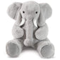 Vermont Teddy Bear 4 Foot Giant Elephant Plush - Grey Cuddle Collection Stuffed Animal, Model VTB-KT00694, Perfect for All Ages