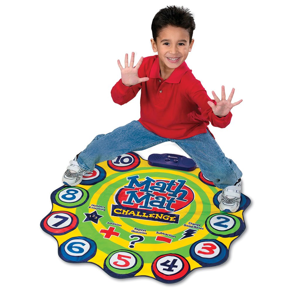 Learning Resources Math Mat Challenge Game - Medium Size, Multi-color, Plastic, Model LER0047