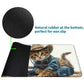 Rwutytiul Cat Card Playmat 24 X 14 Inch With Playmat Tube Bag, Card Gameplay Playmat With Zones Commander Deck Board Mtg Rpg Ccg