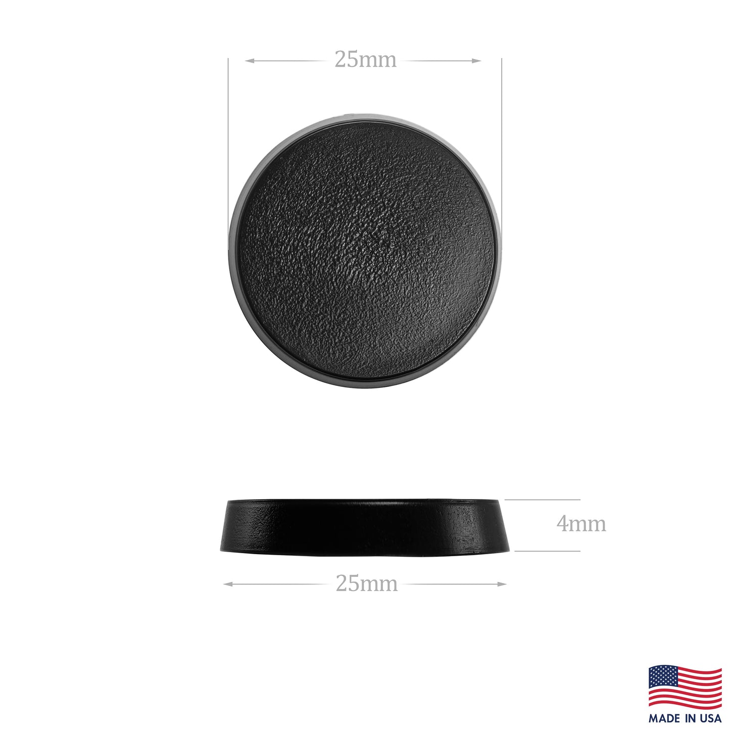 Easypegs 25Mm Plastic Round Bases Or 0.98Inch Plastic Round Bases Wargames Table Top Games 120 Count