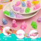 28 Pack Valentines Animals Mochi Squishies with Valentines Cards Classroom Valentine's Day Gifts for Kids Boys Prefilled Kawaii