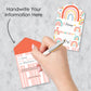 Big Dot Of Happiness Hello Rainbow - Boho Cards For Kids - Happy Valentines Day Pull Tabs - Set Of 12