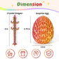 Yilcer 4Pcs 3D Printed Dragon Eggs With Dragon Inside Mini Dragon Egg Easter Eggs Articulated Dragon Easter Basket Stuffers Myst