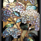 Stained Glass Flower Puzzles for Adults 1000 Pieces, Fit Together Perfectly, No Dust, Art Floral Jigsaw Puzzles 1000 Pieces, Cha