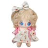S OUJCEN 20cm Poseable Plush Doll - Cute Cotton Stuffed Toy with Jointed Skeleton - Anime Soft Dress-Up Doll - Adorable Kawaii C
