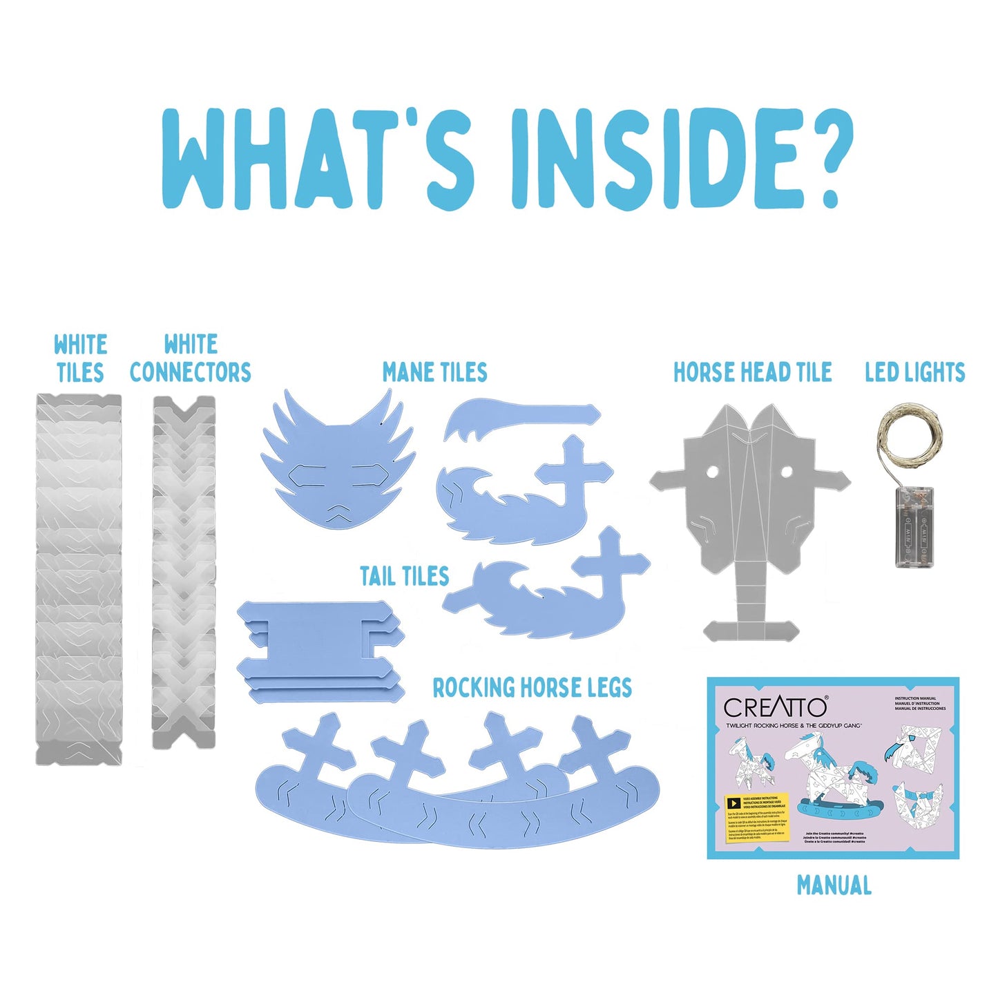 Thames & Kosmos Creatto: Shimmer Shark & Ocean Pals Light-Up Craft Puzzle From
