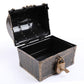 Leadtex Kids Pirate Treasure Chest Plastic Pirate Vintage Treasure Box,Bronze.
