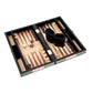 Wood Backgammon Set, Olive