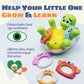 Sizobi Baby Bath Toys, Rechargeable Turtle Bath Toy Sprinkler For Kids Toddler With 5 Rings, Bathtub Fountain Spray Toy For Baby