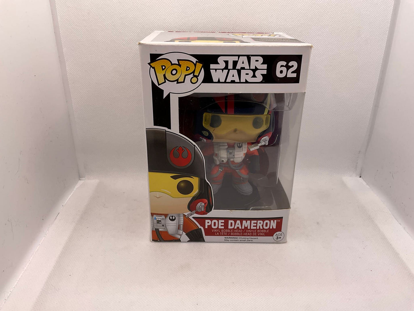 Funko Star Wars Pop Poe Dameron Vinyl Figure, Multi-Colour (6222), Multicoloured